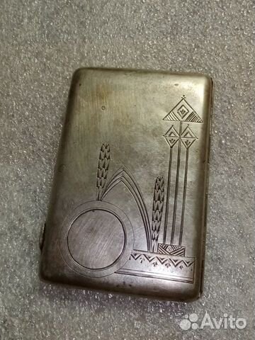 Портсигар. Серебро 84