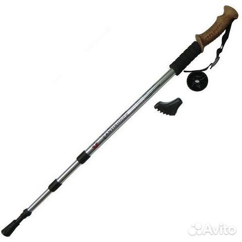 Палки для скандинавской ходьбы H10016-3 цв серебро