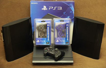 Playstation 3 Super Slim прошитая 500гб+90 игр PS3