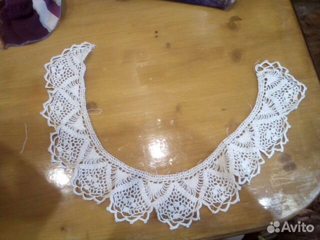Воротнички плетёное кружево старинные