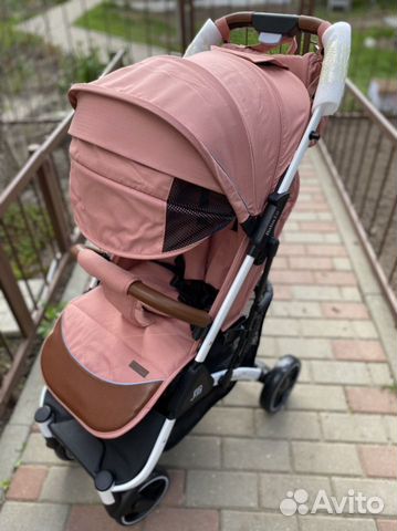 Коляска новая прогулочная babalo 2023 розовая