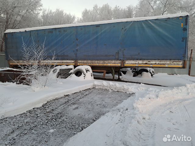 Полуприцеп тентованный маз