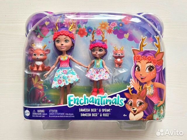Enchantimals энчантималс сестрички набор