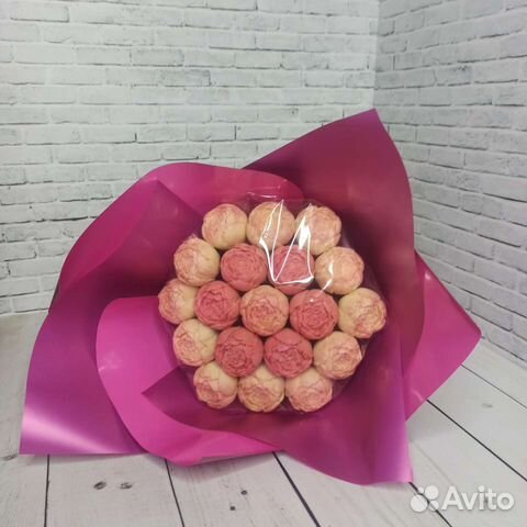 Букет из шоколадных пионов. Сладкий букет