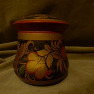 Бочонок для меда. Хохлома. Винтаж. СССР