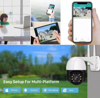 Новая Видеокамера IP смарт Wi-Fi уличная FHD