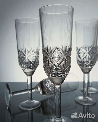 Фужеры, бокалы. Много