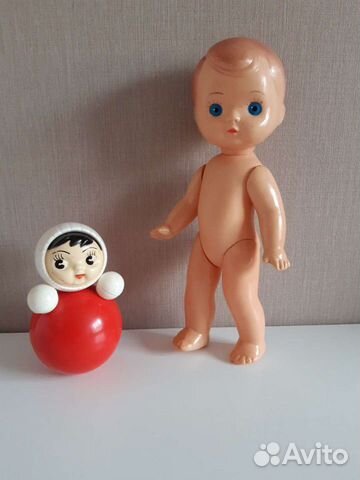 Кукла СССР пупс целлулоид