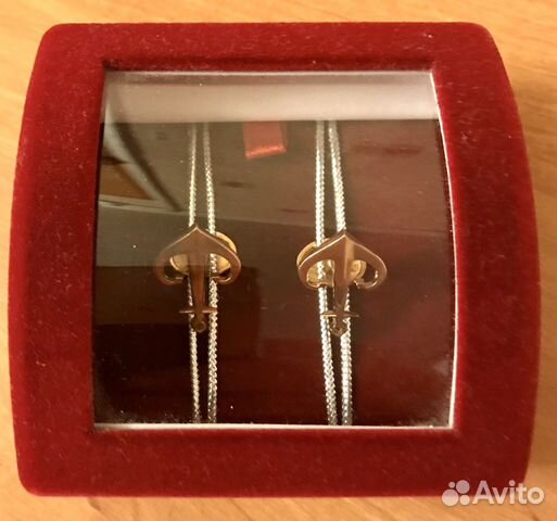 Запонки мужские «Якорь»