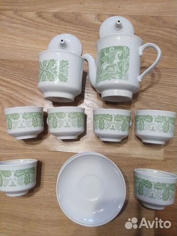 Сервиз чайный 6 персон. Георгий победоносец