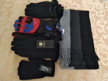 Перчатки мужские тёплые