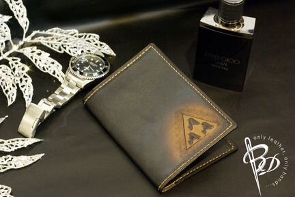 Кожаная обложка на паспорт, автодокументы, военник