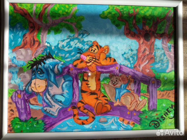 Картина в детскую, маслом