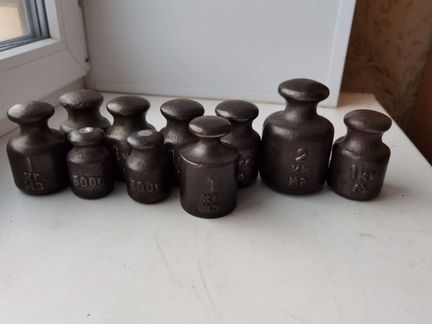 Старинные гирьки гири ретро СССР