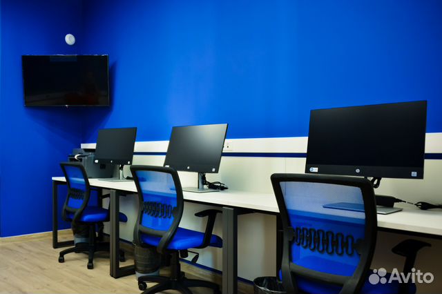 Почасовая аренда кабинета на 6 мест с пк или без