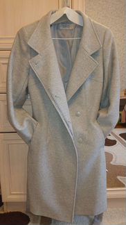 Пальто 42 размер, 80 шерсть, химчистка