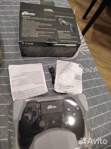 Геймпад, джойстик xbox, ps, pc, ritmix gp-065bth