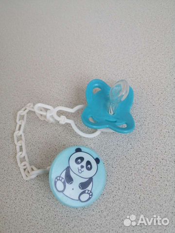 Соска-пустышка с прищепкой