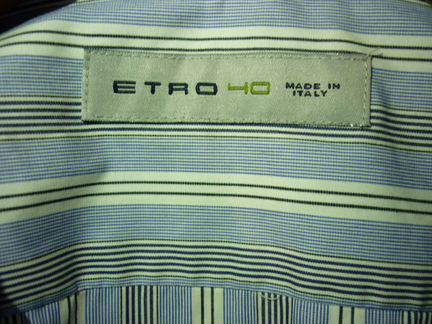 L) Рубашка мужская etro