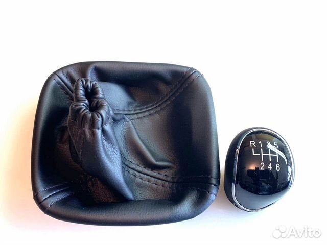 Ручка кпп с чехлом и рамкой на Форд Транзит