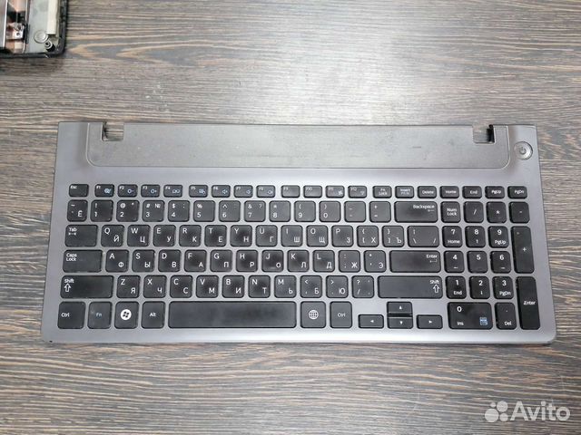 Клавиатура с рамкой для ноутбука samsung np350e5c