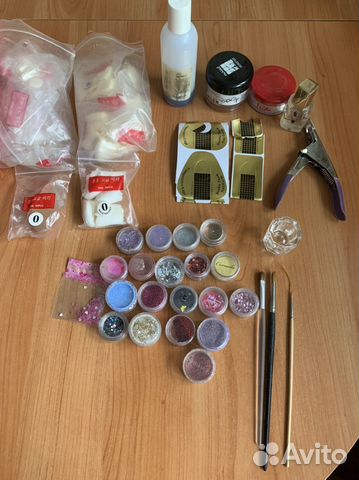 Набор б/у Для наращивания ногтей, для новичков