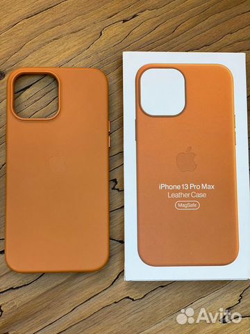 Чехол Leather Case MagSafe для iPhone 13promax