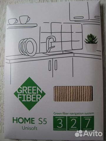 Салфетка "Файбер вельветовый Green Fiber home S5"