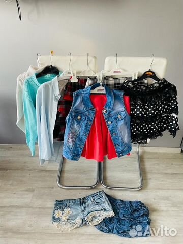Вещи на девочку пакетом 7,8,9,10 лет 122 128 134
