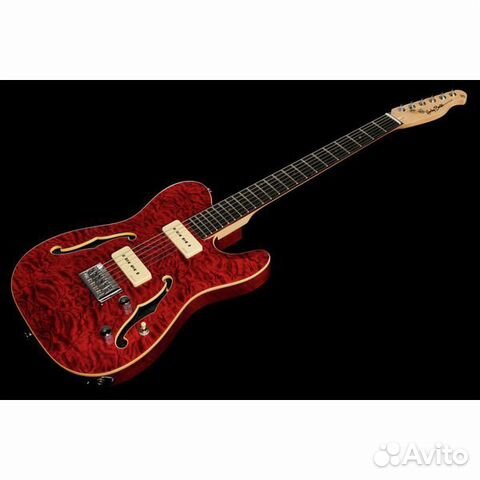 Электрогитара Harley Benton TE-90QM + Комплект