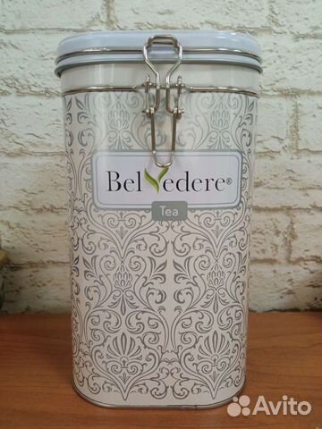 Жестяная банка для сыпучих продуктов