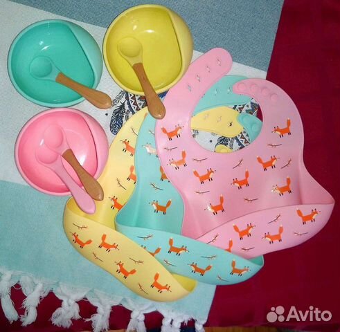 Детская посуда из пищевого силикона