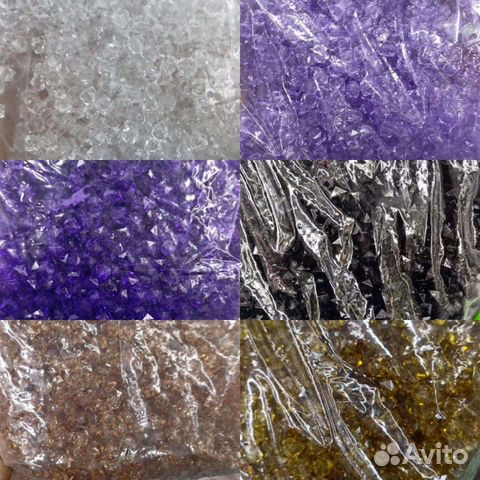 Акриловые бусины кубики для сумок 8 мм