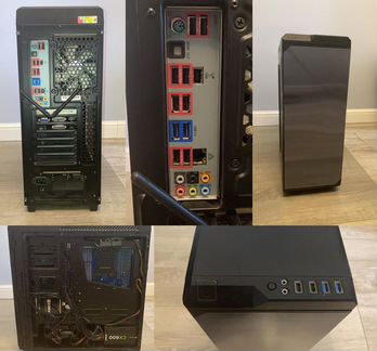 Рабочий/игровой компьютер в сборе с монитором