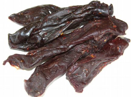 Вяленая оленина (мясные чипсы)
