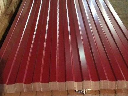 Профнастил С8 вишня 1,2х2 м