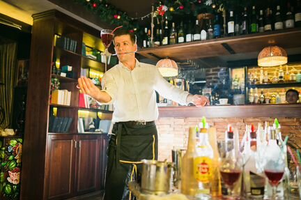 Бармен Шоу. Выездной Бар. Пирамида Шампанского