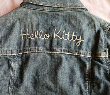 Куртка джинсовая hello kitty