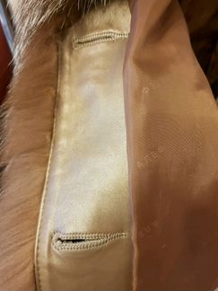 Шуба Алеф мутон песец 48р