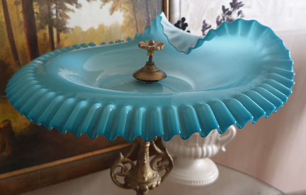 Ваза для фруктов 19 век.Мальцов