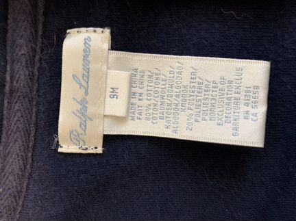 Ralph Lauren 9 месяцев костюм на малыша