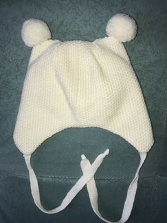 Шапка для новорожденной девочки