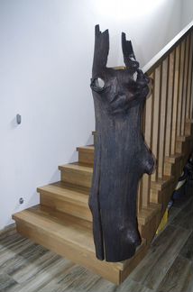 Дубовое панно Дядюшка Ау