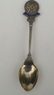 Боулинг Ложка серебро 1936 год англия