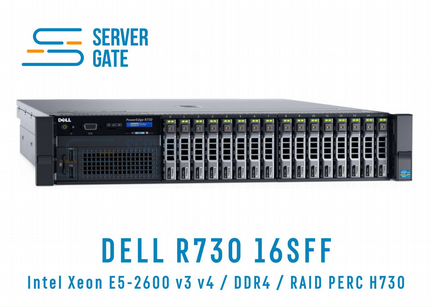 Сервер dell R730 16SFF 2 x E5-2660v3 64 GB