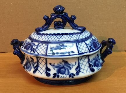 Гжель СССР 8 предметов 1989-90г