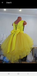 Нарядное платье для девочки 116-122