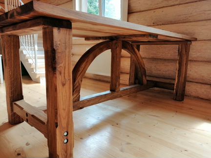 Стол дизайнерская работа материал дуб