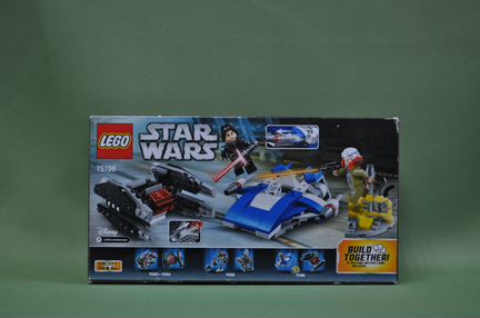 Lego 75196 Истребитель типа А против истр-ля сид