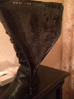 Сапоги кожаные р-р 38